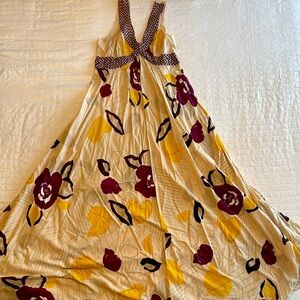 Moulinette Soeurs Botanical Crossway Maxi Dress Size 4 Bust - 15” Length- 55”